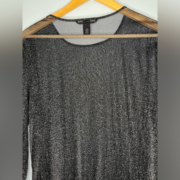 Victoria's Secret Sheer Shimmer Mesh Long Sleeve M/L - Picture 10 of 11